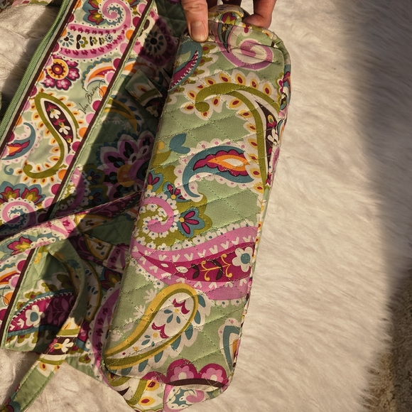 Vibrant Paisley Vera Bradley Tote Bag - Picture 4 of 4